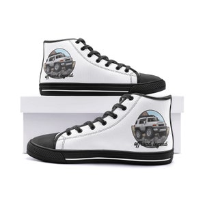 Toyota FJ Cruiser High Top Canvas Shoes: 4x4 Off-Road Legend