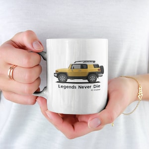Toyota FJ Cruiser Mug: Color Inside, 4x4 Legend
