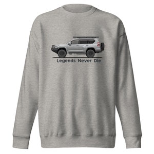 Toyota Apparel | Toyota Prado Tee Shirt | Toyota Land Cruiser Prado Tee | Laexus GX | Unisex Premium Sweatshirt