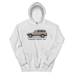 Toyota Land Cruiser 100 Series Fleece Hoodie: Overland 4WD