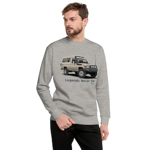 トヨタ ランドクルーザー 70 シリーズ | ランドクルーザー トゥルーピー | ランドクルーザー ユニセックス プレミアム スウェットシャツ