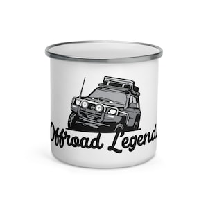 Camping Mug - Adventure Gear Gift  | Overlanding Nissan Patrol Legend | 4Wd mug