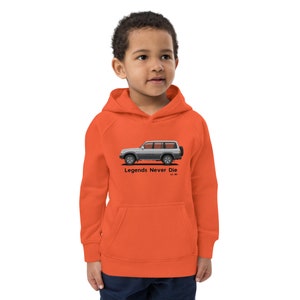 Toyota Land Cruiser 80 Series Kids Eco Hoodie