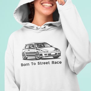 Honda Civic VTEC Hoodie: JDM Street Racing Fleece