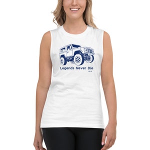 Land Rover | Land Rover Defender | Land Rover 90 | Defender 90 | Black | Unisex Sleeveless Tee | Muscle Shirt