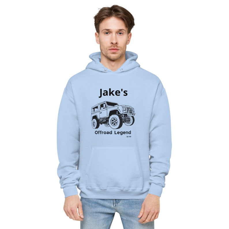 Land Rover Fleeces Personalized Land Rover Defender Hoodie: Unisex Fleece - Etsy