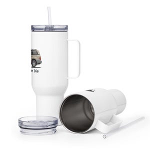 Toyota Land Cruiser 100 Series Travel mug with a handle