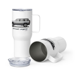 Toyota Land Cruiser 80 Series Travel mug with a handle