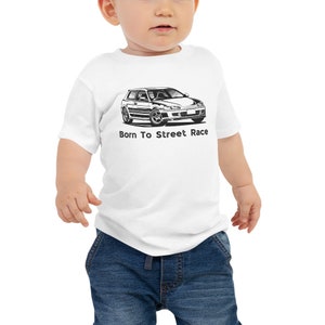 Honda Civic Baby Tee: JDM Car Jersey Short Sleeve