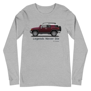 FJ Kreuzer Gelb | BMW FJ Cruiser | Land Cruiser FJ Kreuzer | Orange | Unisex Langarmshirt