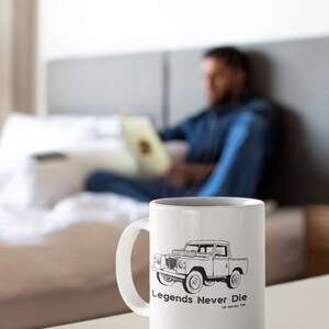 Land Rover 11A  Ceramic Mug | Outdoor Camping Mug | Classic Land Rover | Camping Mug | Land Rover Mug