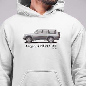 Toyota Land Cruiser 80er Serie | Unisex Fleece Kapuzenpullover | Toyota Land Cruiser | Land Cruiser 80er Serie 4BT