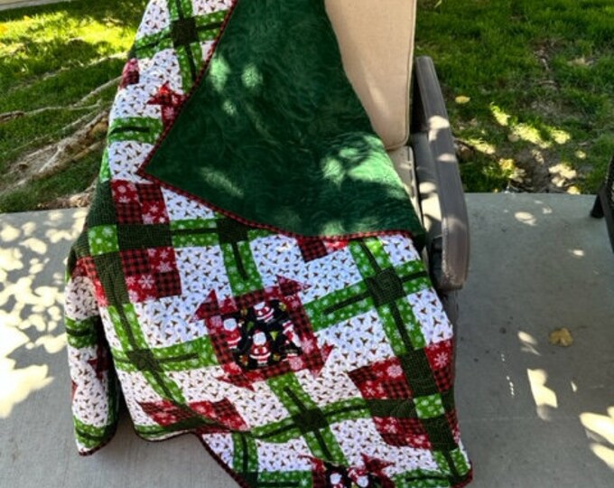 Argyle Christmas Quilt Etsy