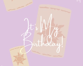 Tangled Party Welcome Poster | Rapunzel Birthday Party Welcome Poster | Rapunzel Tangled Bday Party Decor Decorations