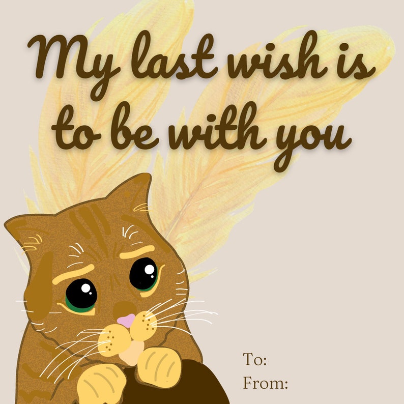 Puss in Boots Kids Valentine Card Pack Printable Valentines for Classmates Shrek Puss in Boots