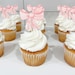 Bow Theme Cupcake Topper - Etsy