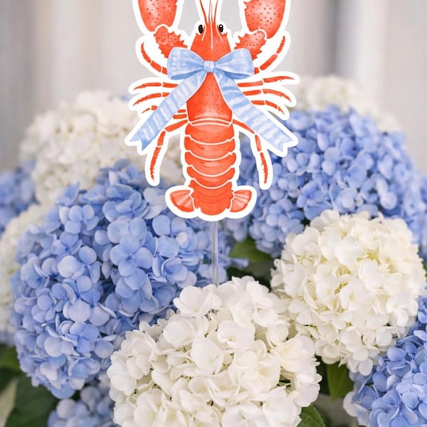 Lobster centerpiece cut out