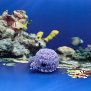 Peluche de ballena pequeña - Animal de peluche de ganchillo