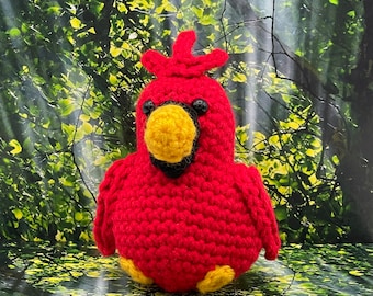 Cardinal Stuffed Animal - Red Bird Plushie