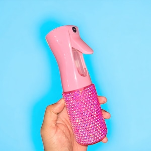 Luxury Rhinestone Water Spray Bottle (Different Color/Size Options)
