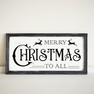 Merry Christmas Sign | Christmas Wall Decor Christmas Decor Farmhouse Christmas Decor Vintage Christmas Sign Rustic Christmas Decor Gift