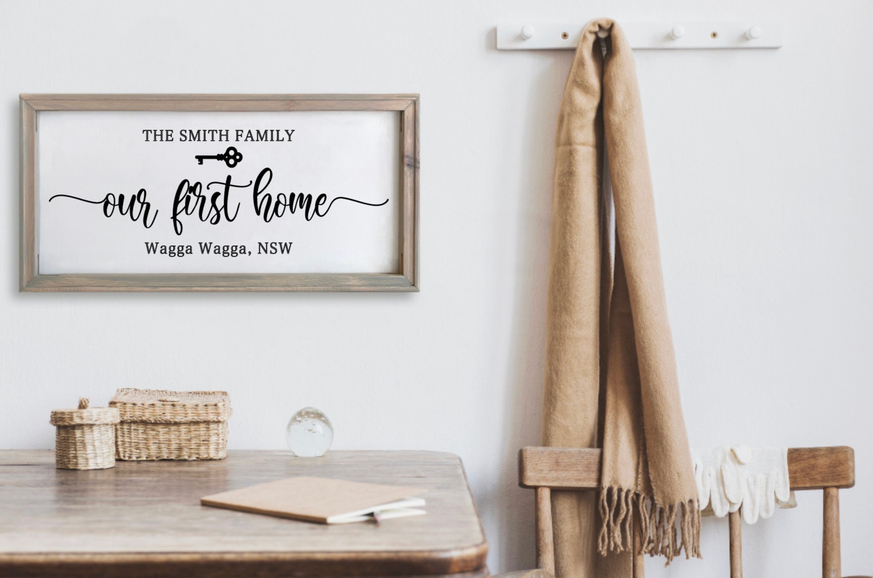 Our First Home Sign| New Home Gift for Couple Personalized New Home ...