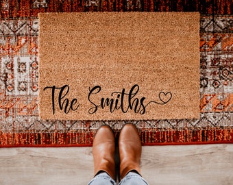 Family Name Doormat Personalized Gift for Family Gifts Wedding Gift for Couple Gift Housewarming Gift for Couple Gifts for Home Decor Gifts