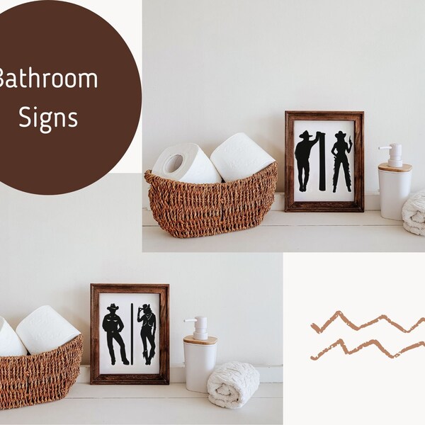Bathroom Signs - Etsy Australia
