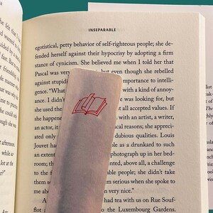 Hand Painted Bookmark - Book Lover