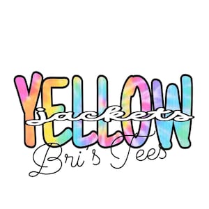 Digital Yellow Jackets Png yellowjackets tie dye union sublimation. Instant download