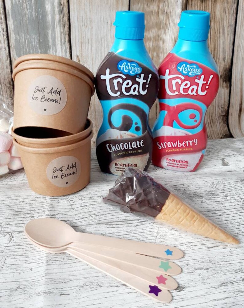 Ice Cream Sundae Kit, DIY Make Your Own Sundae, Date Night, Family