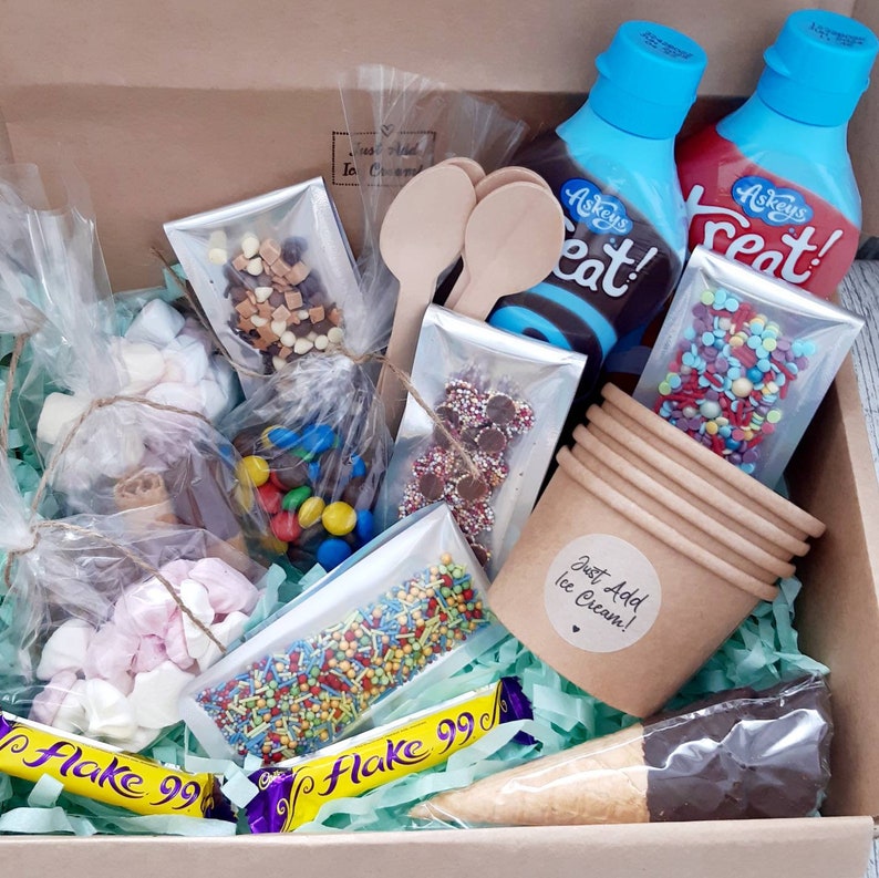 Ice Cream Sundae Kit, DIY Make Your Own Sundae, Date Night, Family