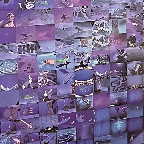 Disney Mickey Mouse Animation Photomosaic Large shops Art Framed Robert Silvers NEW