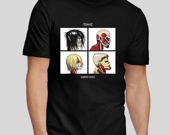 The Gorillaz T Shirt | Etsy Singapore