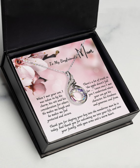 Gift for Boyfriends Mom to My Boyfriends Mom Necklace for Etsy