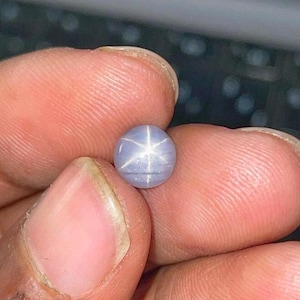 Star sapphire, Srilanka star sapphire, Star Sapphire, White Star Sapphire, 1.27 ct