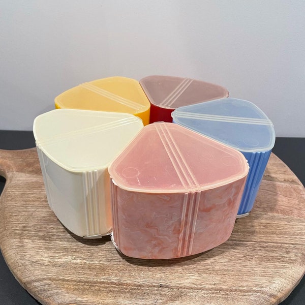 1960s Lazy Susan Kanisterette Scurlock Set
