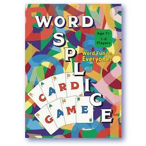 WORD SPLICE Word-forming Card Game for Families & Kids age 7, 1-6 players Easy to Learn and Fast Fun to Play Word Fun for Everyone image 5