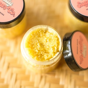 Piña Colada Sugar Lip Scrub 2 oz / Exfoliating + Nourishing