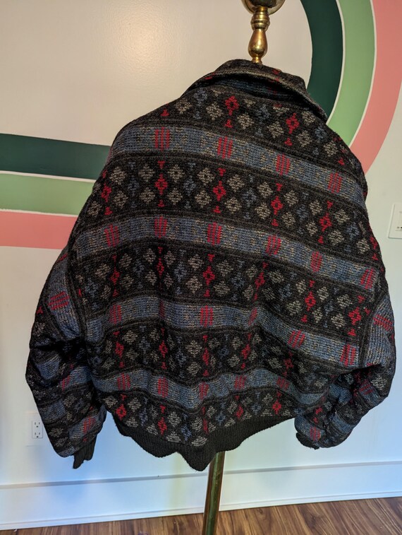 Vintage Woolrich Wool Jacket - Aztec Pattern, Qui… - image 3