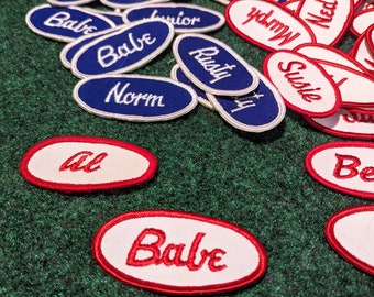 Vintage Unique Name Patches