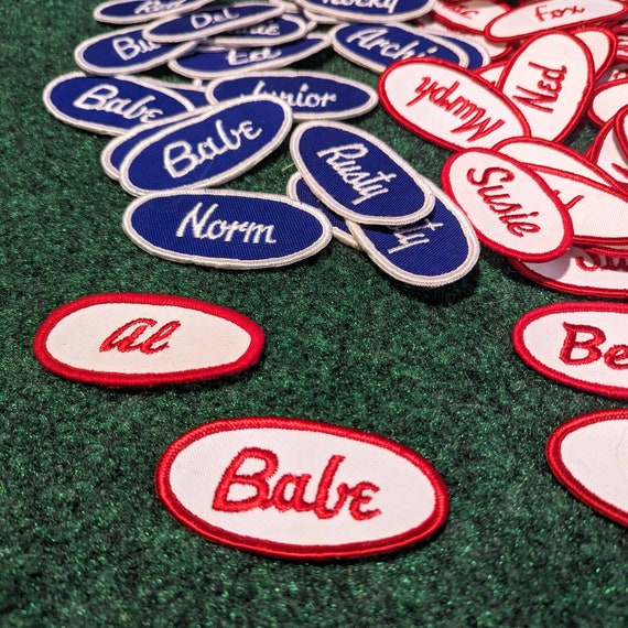 Vintage Unique Name Patches