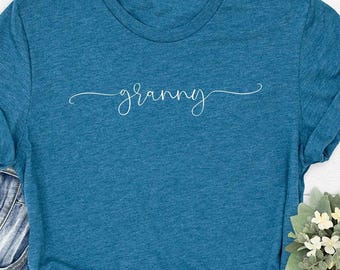 Granny Minimalist T-shirt, Gift for Granny Shirt, New Granny Tee, Granny Mothers Day Gift, Granny Birthday Shirt, Granny Life Tee,Granny Tee