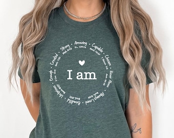 I am Inspiration Shirt, I am Enough Shirt, You Are Inspiration Tee, Motivational Shirt, Religious T-shirt, Positive Quotes Shirt, Self Love