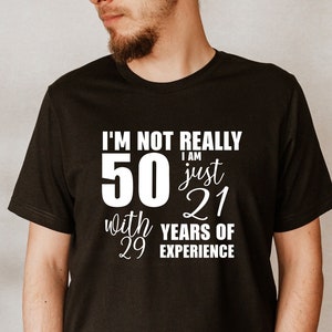 50th Birthday Shirt, Happy Birthday Shirt, Birthday Party T-shirt, Fifty Years Old, Hello Fifty Tee, 50 Years Old Shirt,Birthday Squad Shirt