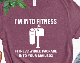 Postal Worker Fitness Mailbox Shirt, Funny Mail Carrier Tee