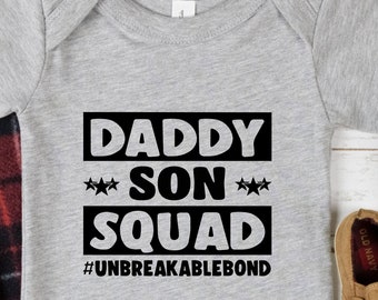 Daddy Son Squad Shirt, Matching Father and Son Shirts, Daddy and Son Shirt, Fathers Day Gift, Gift For Dad, Dad Son Matching, Daddy And Me