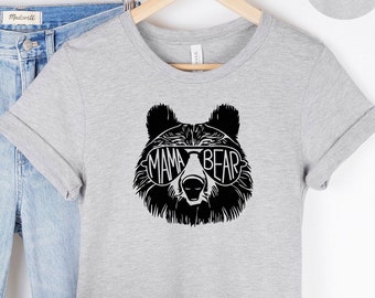 Funny Mom T Shirts, Gift for Mommy, Mom Life T Shirt, New Mama Tee, Mama Bear Shirt, Mother's Day Shirt,  Gift for Mother, Baby Shower Gifts