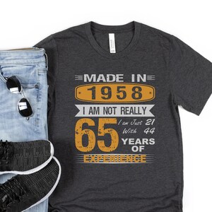 1959 Shirt, 65th Birthday Shirt, 65th Birthday Gift Shirt For Women And Men, Sixtyfifth Birthday Shirt, Vintage 1959 Shirt, Gift For 65th