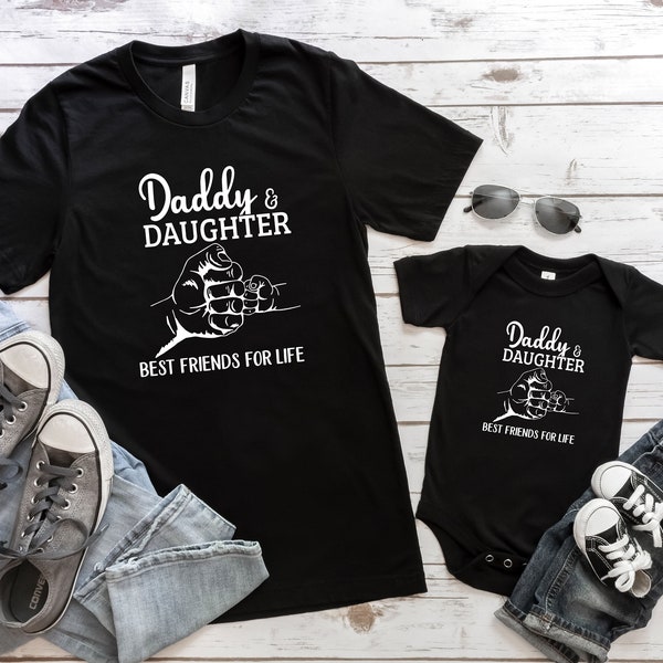 Daddy and Daughter Shirt, Father's Day T-shirt, Father Daughter Shirt, Daddy and Me Shirt, Best Friends For Life Tee, Gift For Dad